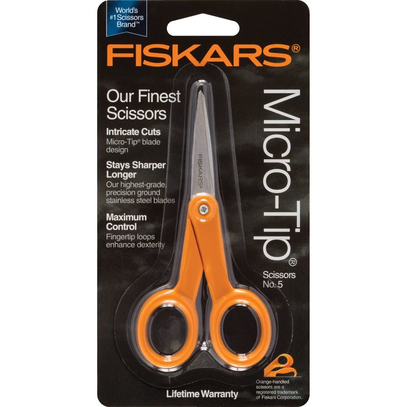 Fiskars 5" Micro-Tip Sewing Scissors