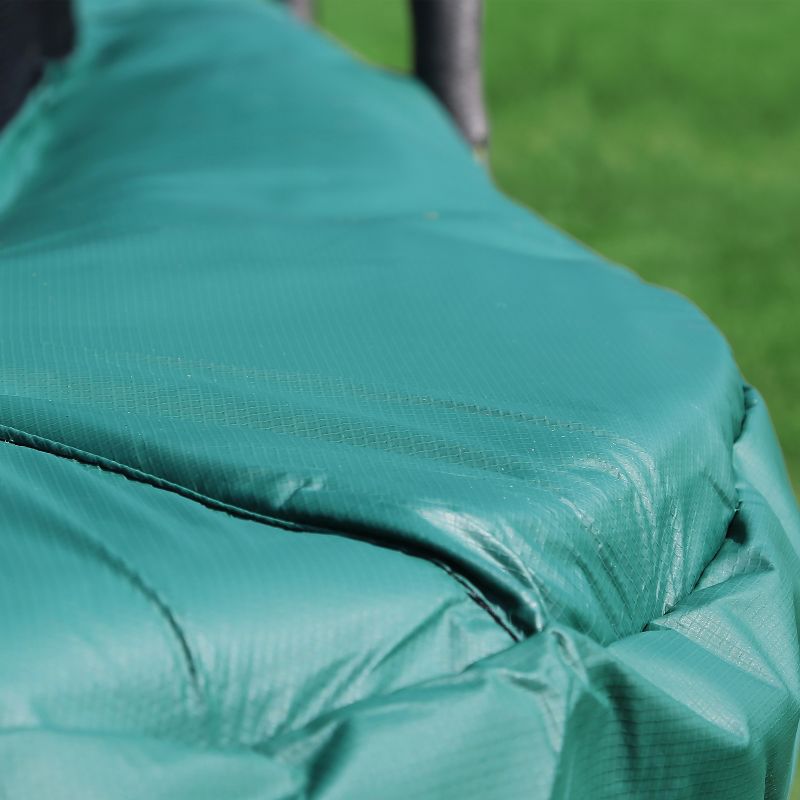 Skywalker 14' Rectangle Trampoline with Enclosure - Green