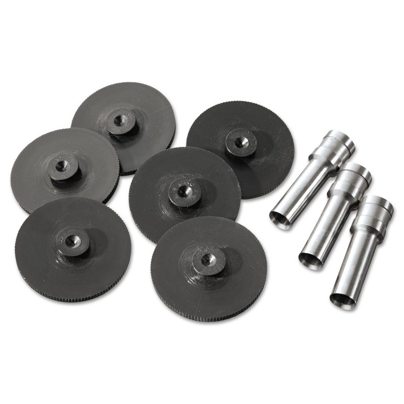 Swingline Replacement Head Punch Set Three Heads/Five Discs 9/32 Diameter Hole Gray 74857