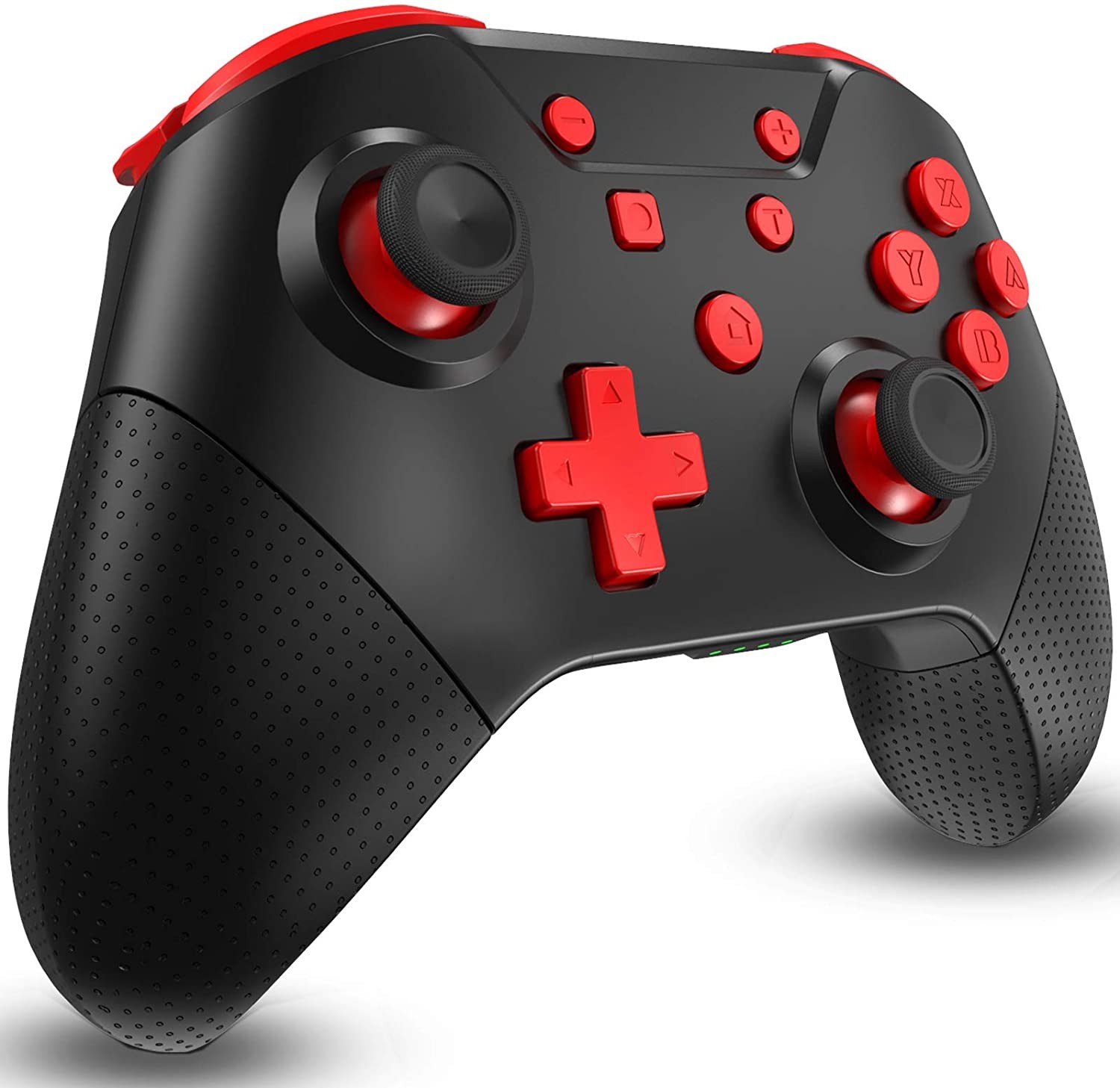 GAMING Wireless Pro Controller for Nintendo Switch/Switch Lite with Wake Up, NFC, Turbo, Gyro Axis, Dual Shock (Black Rad)