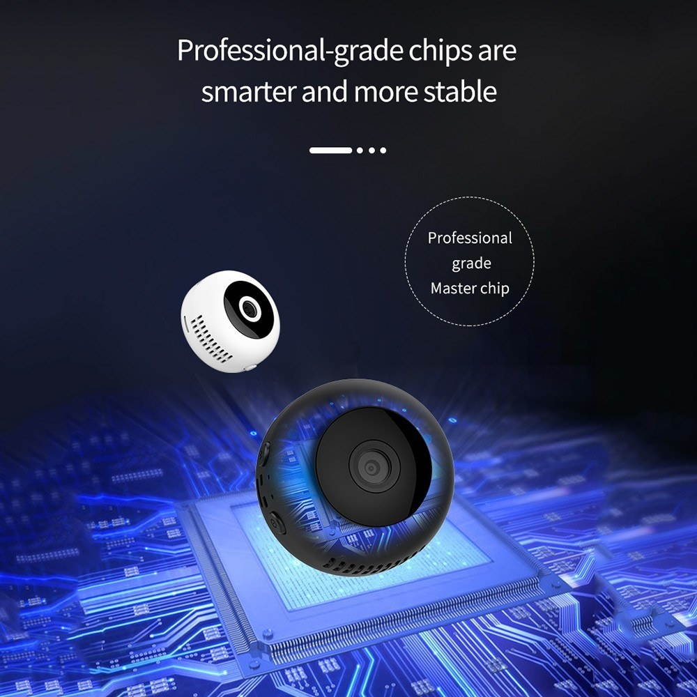 Mini Wearable Camera 1080P IP Night Vi sion Micro Cam Portable Video Recorder Se curity Magnetic-back for