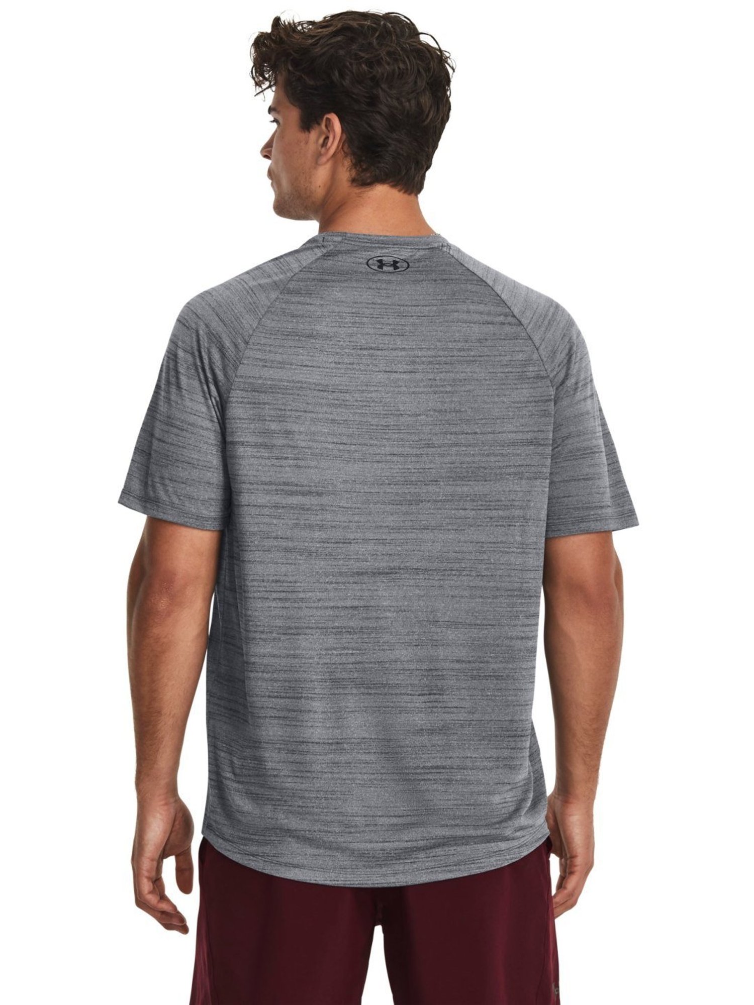 Under Armour Grey Slim Fit Texture T-Shirt