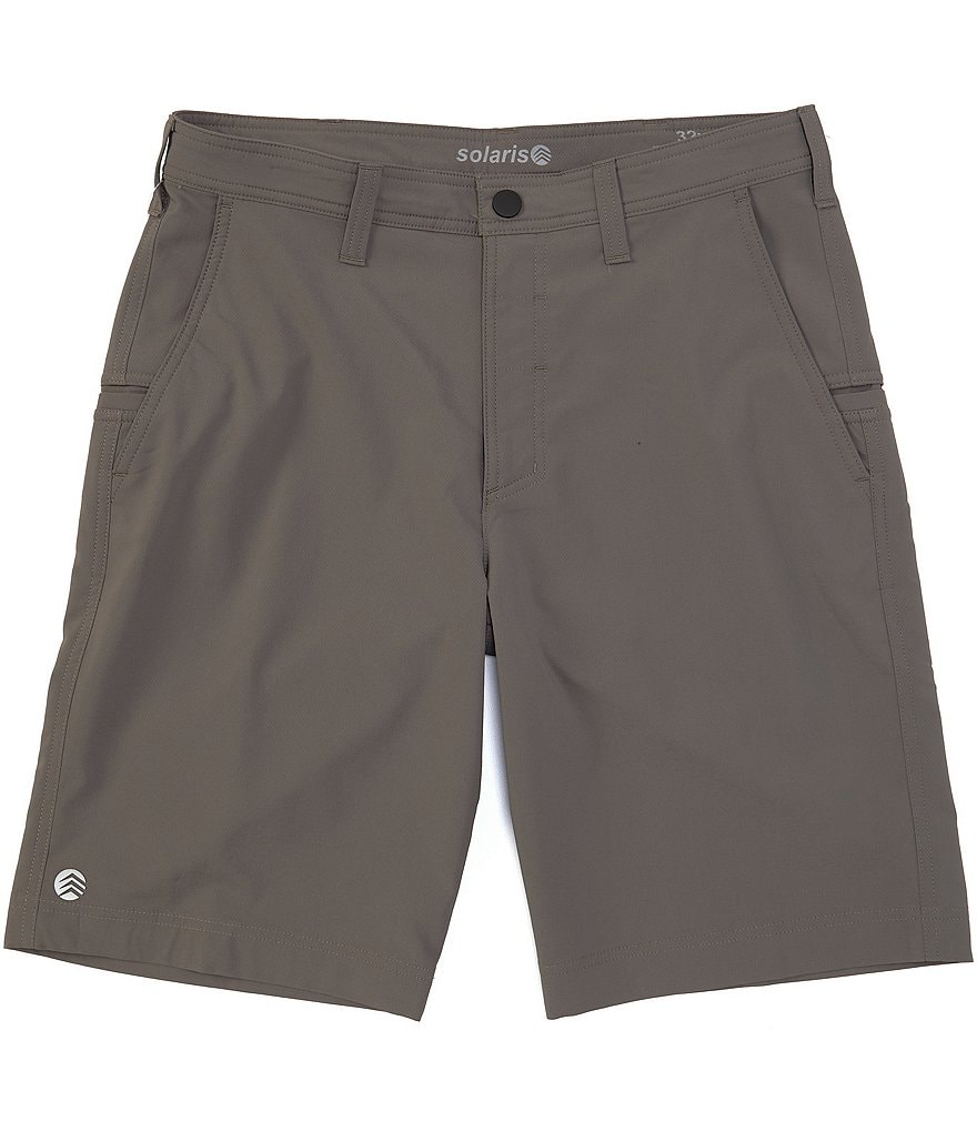 Solaris 10#double; Inseam Flat-Front Performance Outdoor Shorts