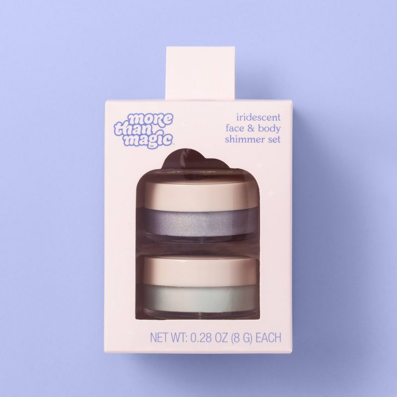 Iridescent Face & Body Shimmer Set - 0.28oz - More Than Magic™