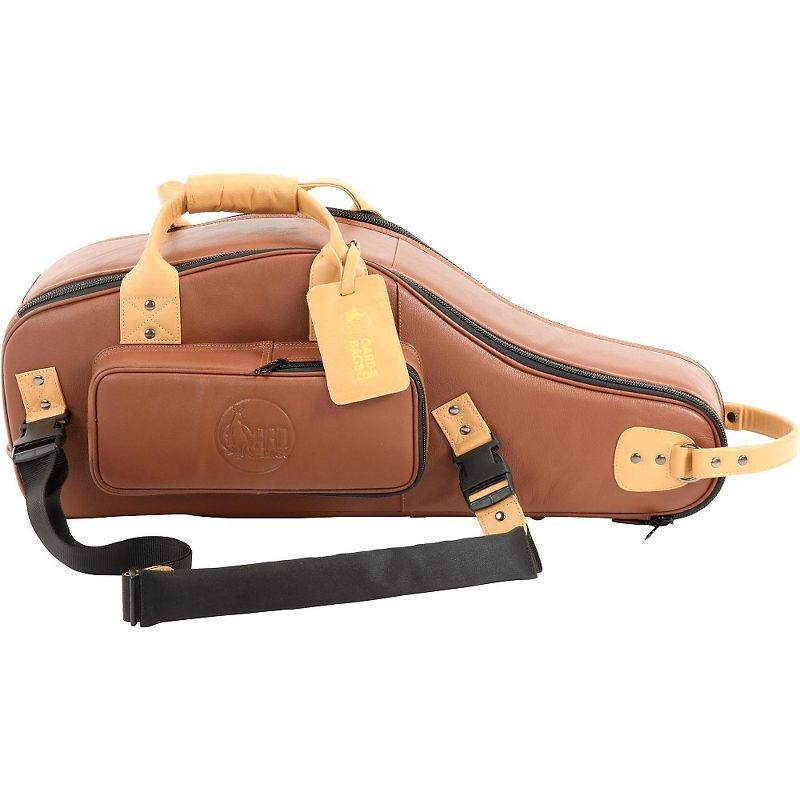 Gard Designer Leather Alto Saxophone Gig Bag Brown Black