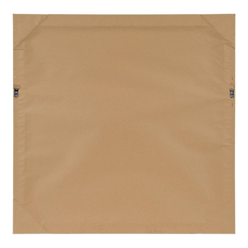 31.5" x 31.5" Bosc Framed Linen Fabric Pinboard Gray/White - DesignOvation