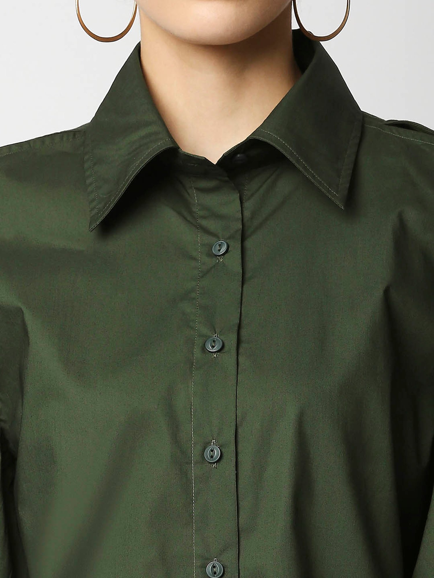 Remanika Green Regular Fit Shirt