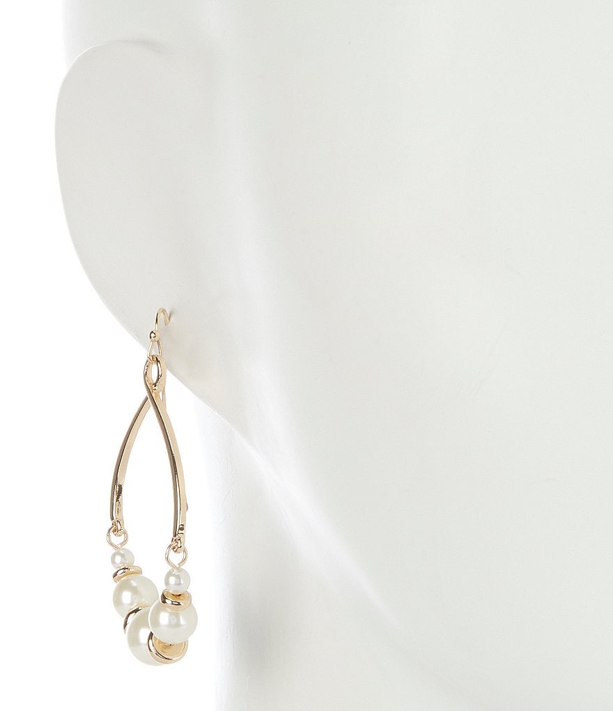 Pearl Tear Drop Earrings