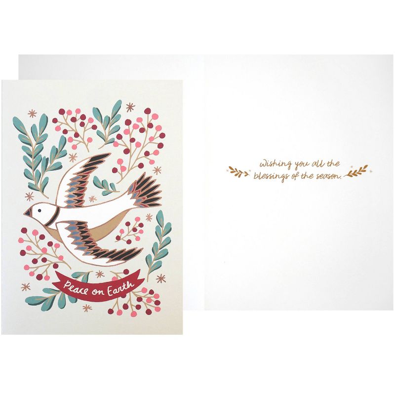 Green Inspired Dove Boxed Cards 16ct