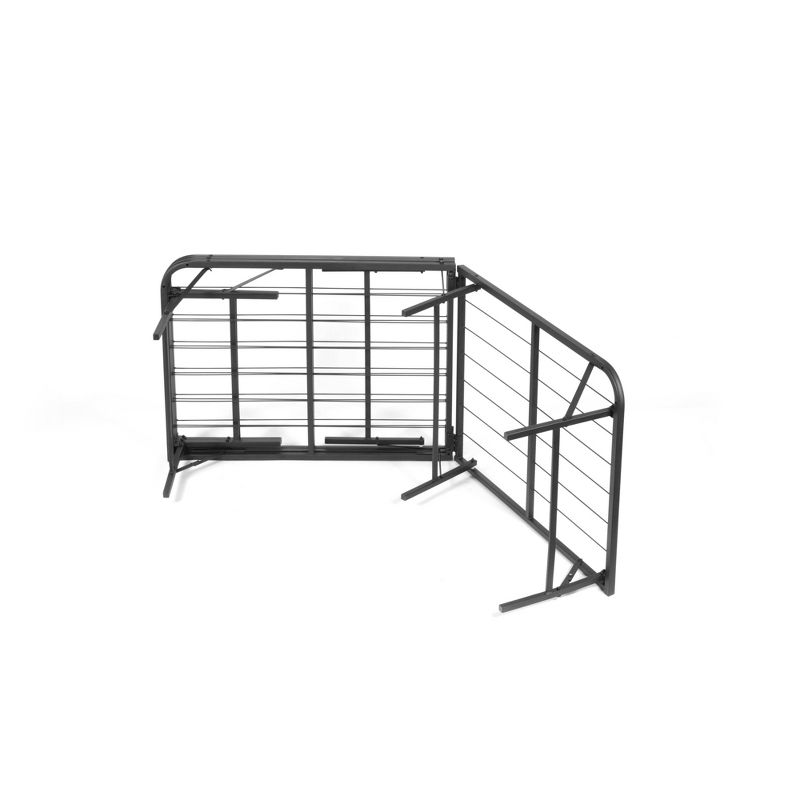 California King Simple Base Bi-Fold Bed Base Black - PragmaBed