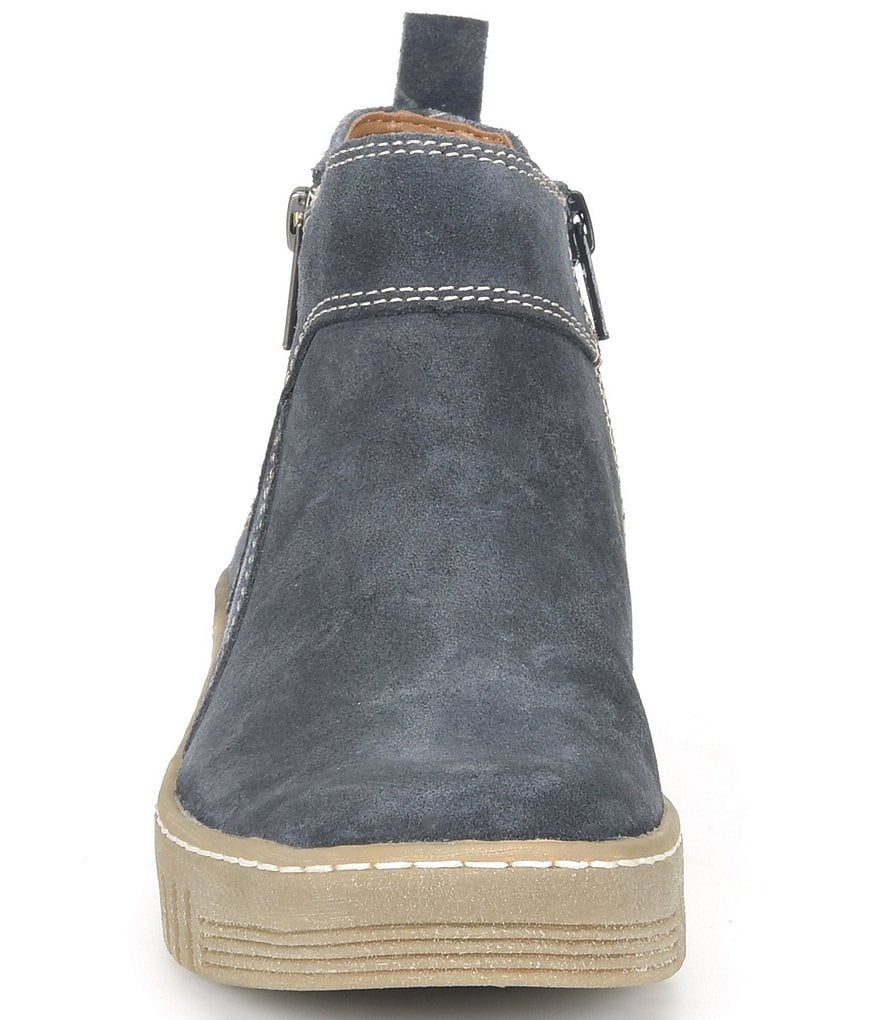Comfortiva Hartwick Suede Leather High-Top Sneakers