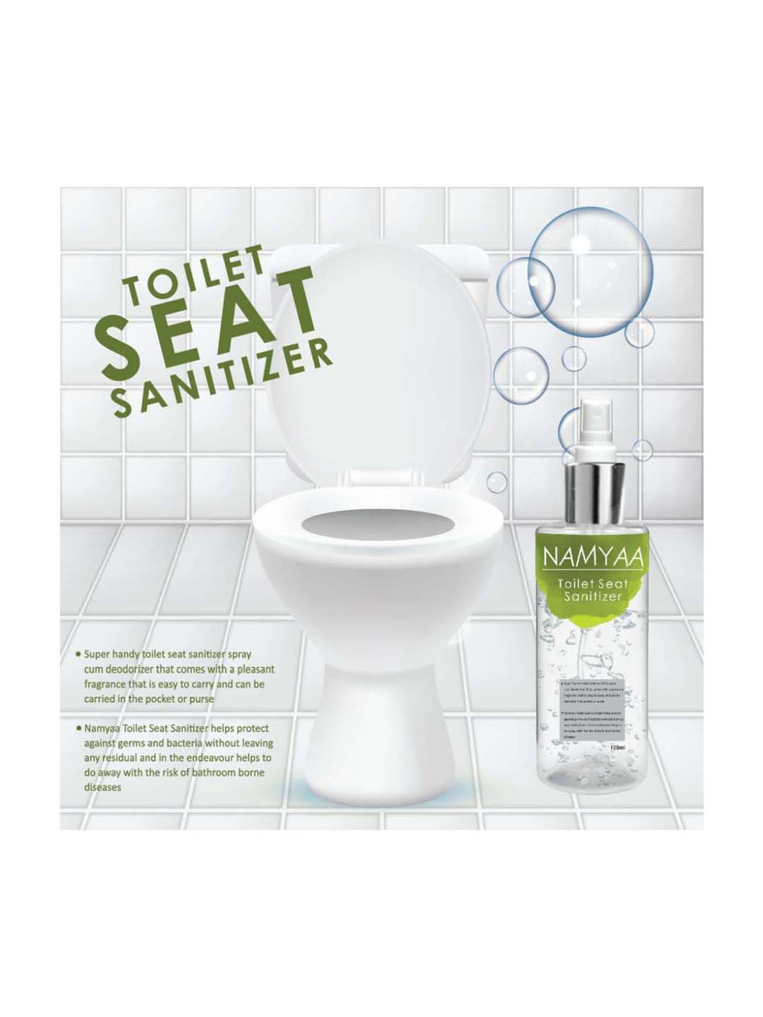 Namyaa Instant Toilet Seat Sanitizer Spray - 100 ml
