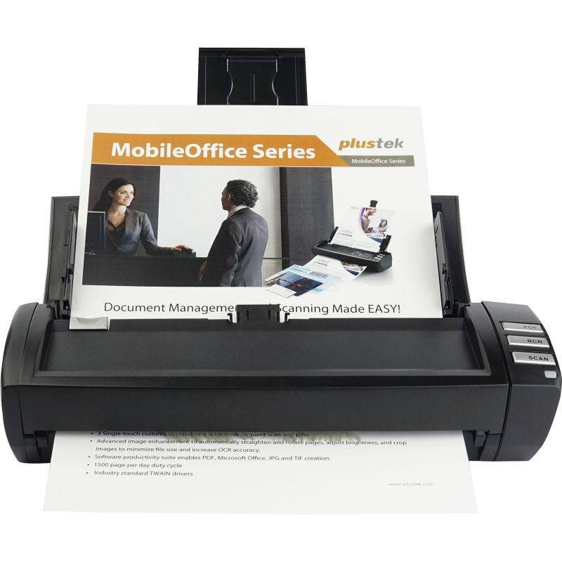 Plustek 783064607094 Mobileoffice Ad480 Clr 600Dpi Usb 2.0 20Ppm Compact Adf Document