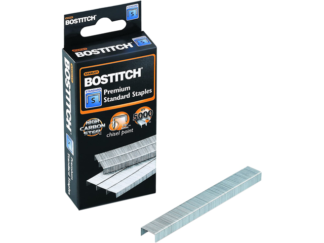 Bostitch SBS191/4CP Premium Standard Staples, 5,000 Pack