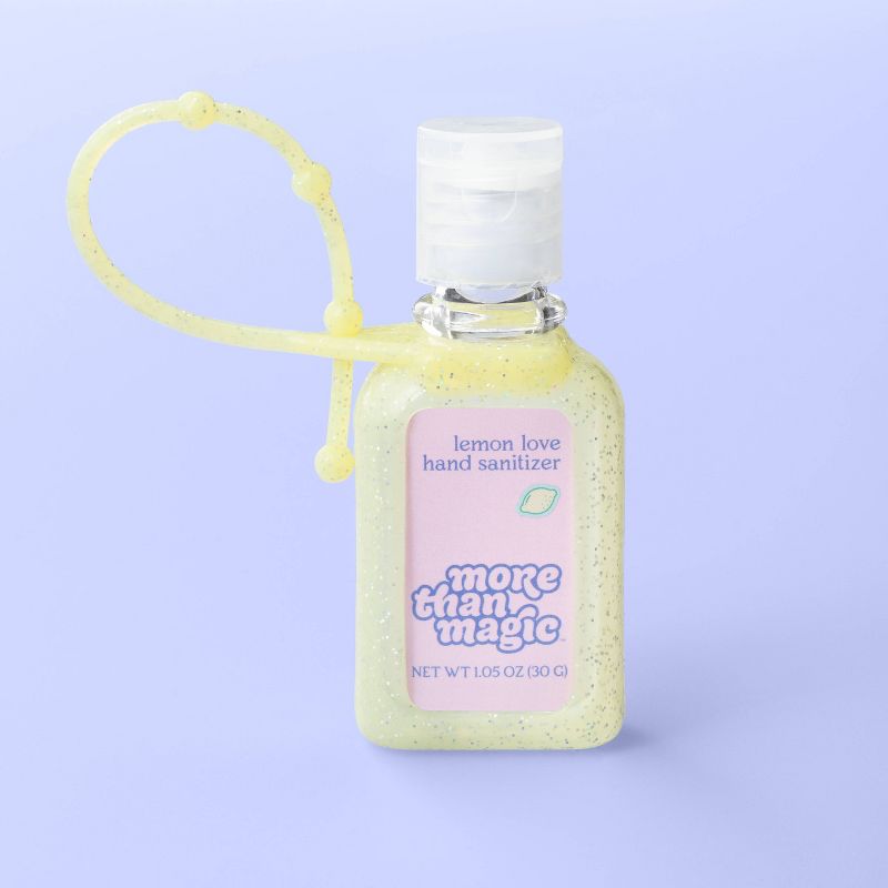 Hand Sanitizer & Carrier - 1.05oz - More Than Magic™ Lemon Love