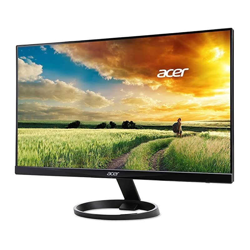 R240HY bidx 23.8-Inch IPS HDMI DVI VGA (1920 x 1080) Widescreen Monitor, Black