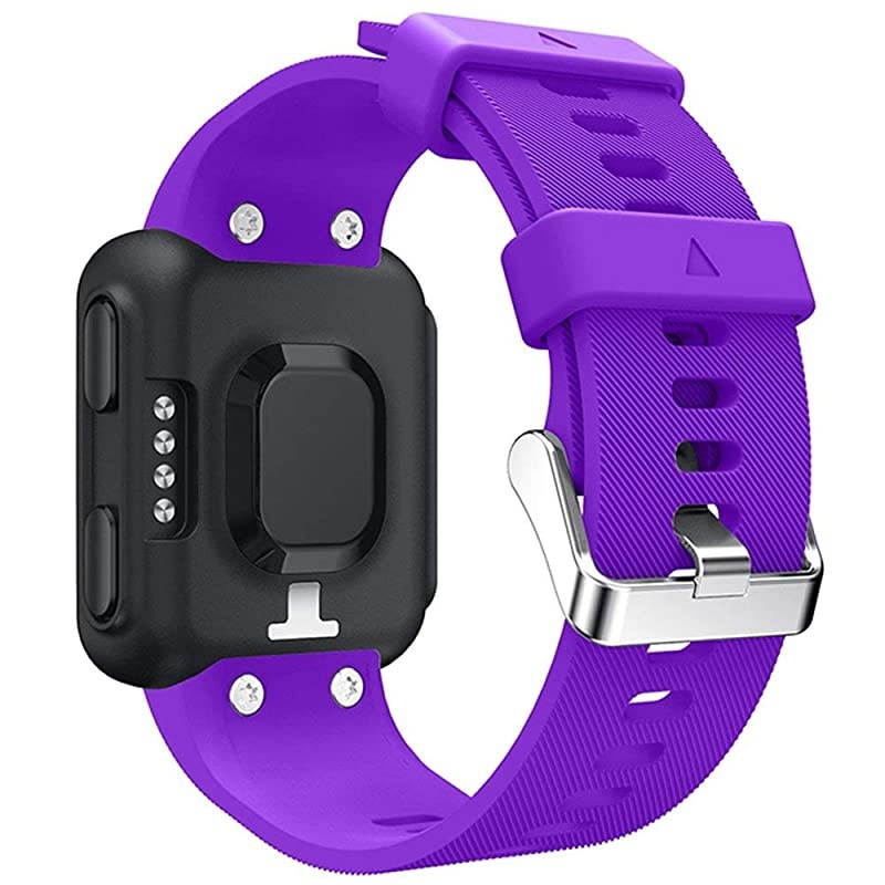 Strap for Garmin Forerunner GPS Running Watch 35 Band (Purple)