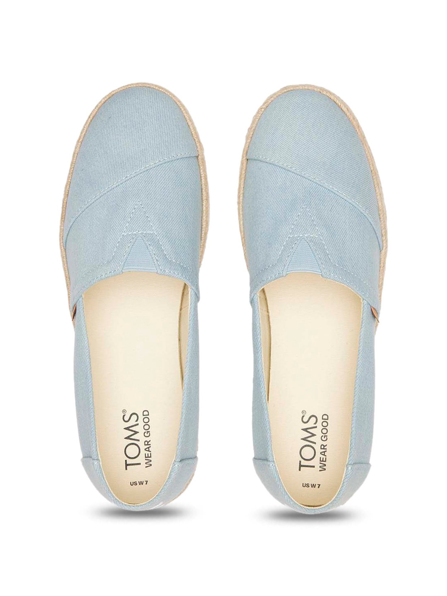 TOMS Alp Rope 2.0 Women's Light Blue Espadrille Shoes