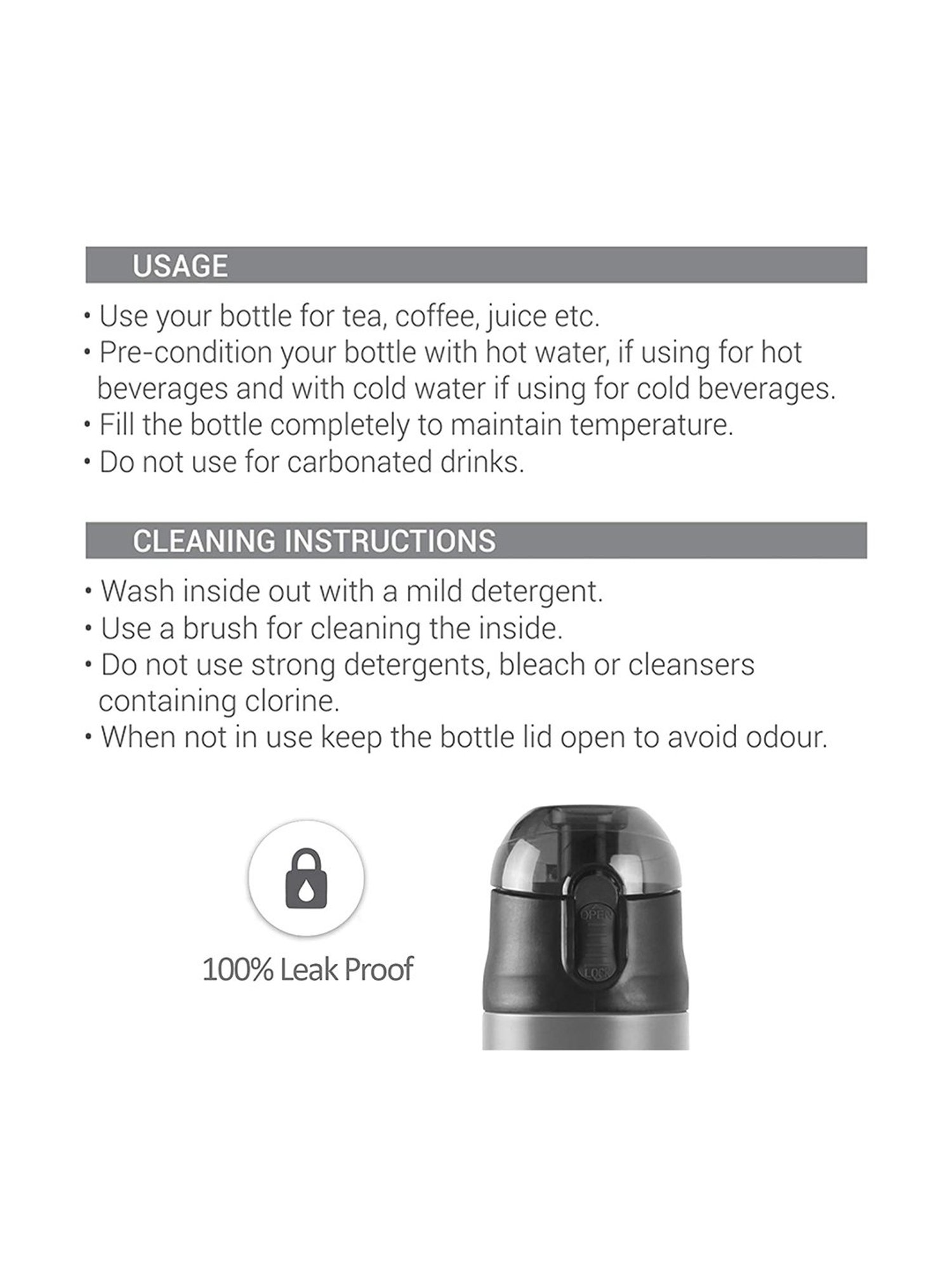 Milton Red Thermosteel Hot & Cold Vacuum Insulated Water Bottle - 500 ml