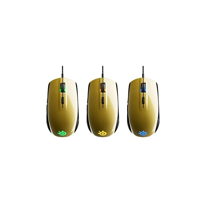 Rival 100 Optical Gaming Mouse Alchemy Gold