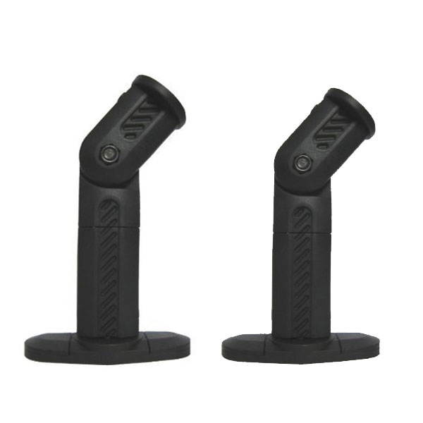 VideoSecu Universal Pair of Black Speaker Mount Bracket for Home Theater Satellite Studio on Wall and Ceiling 1YP