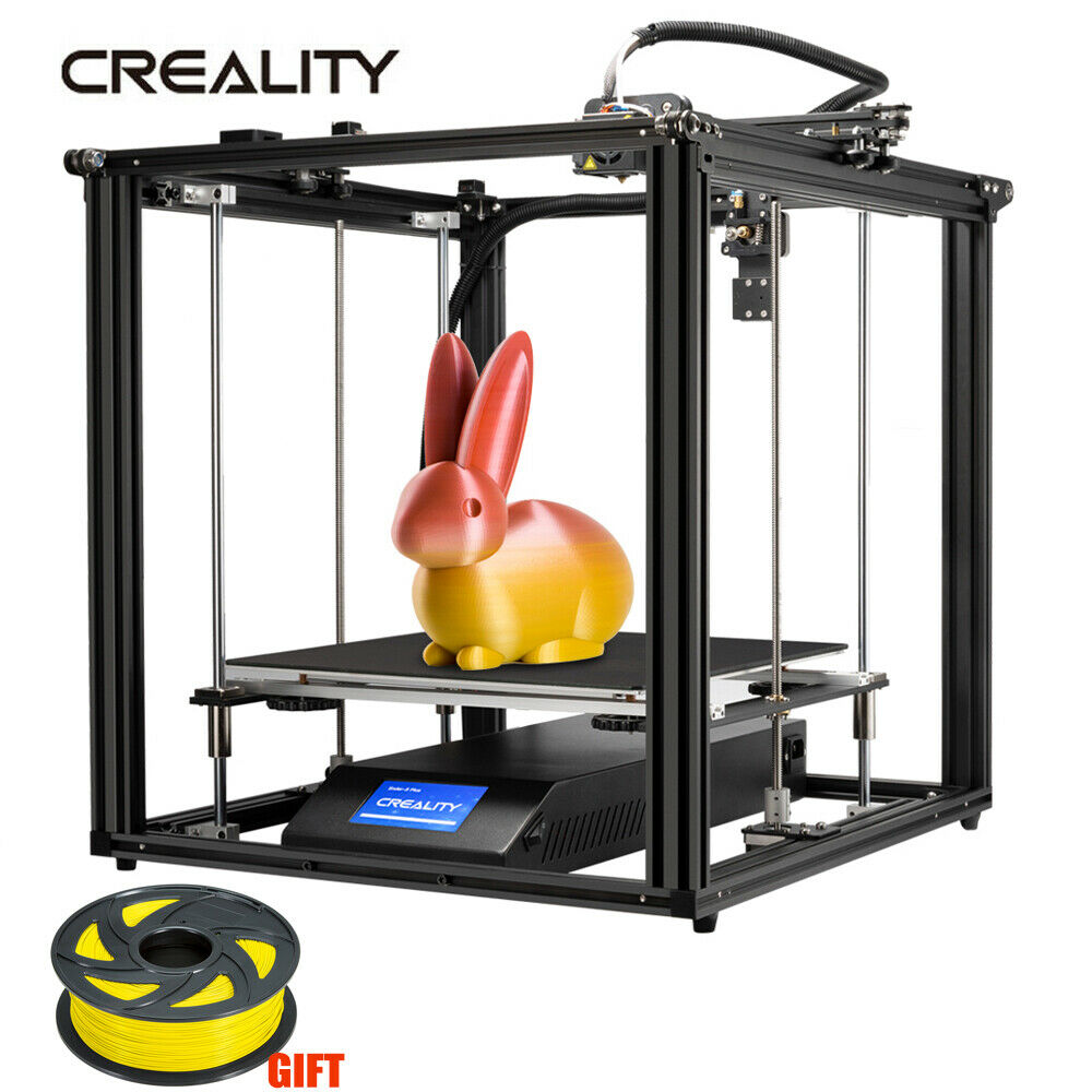Creality Ender-5 Plus 3D Printer 350X350X400mm Auto Leveling +Yellow Filament US