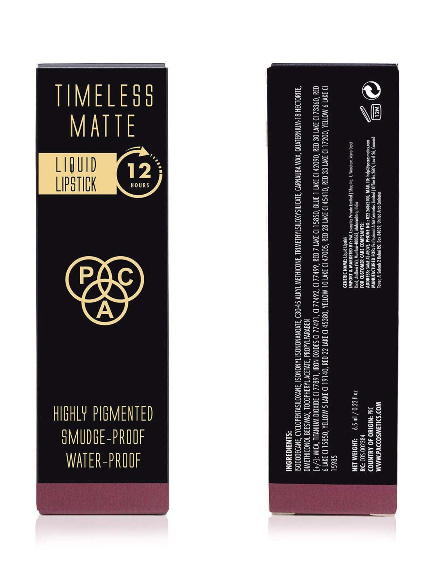 PAC Timeless Matte Berryliscous - 6.5 ml