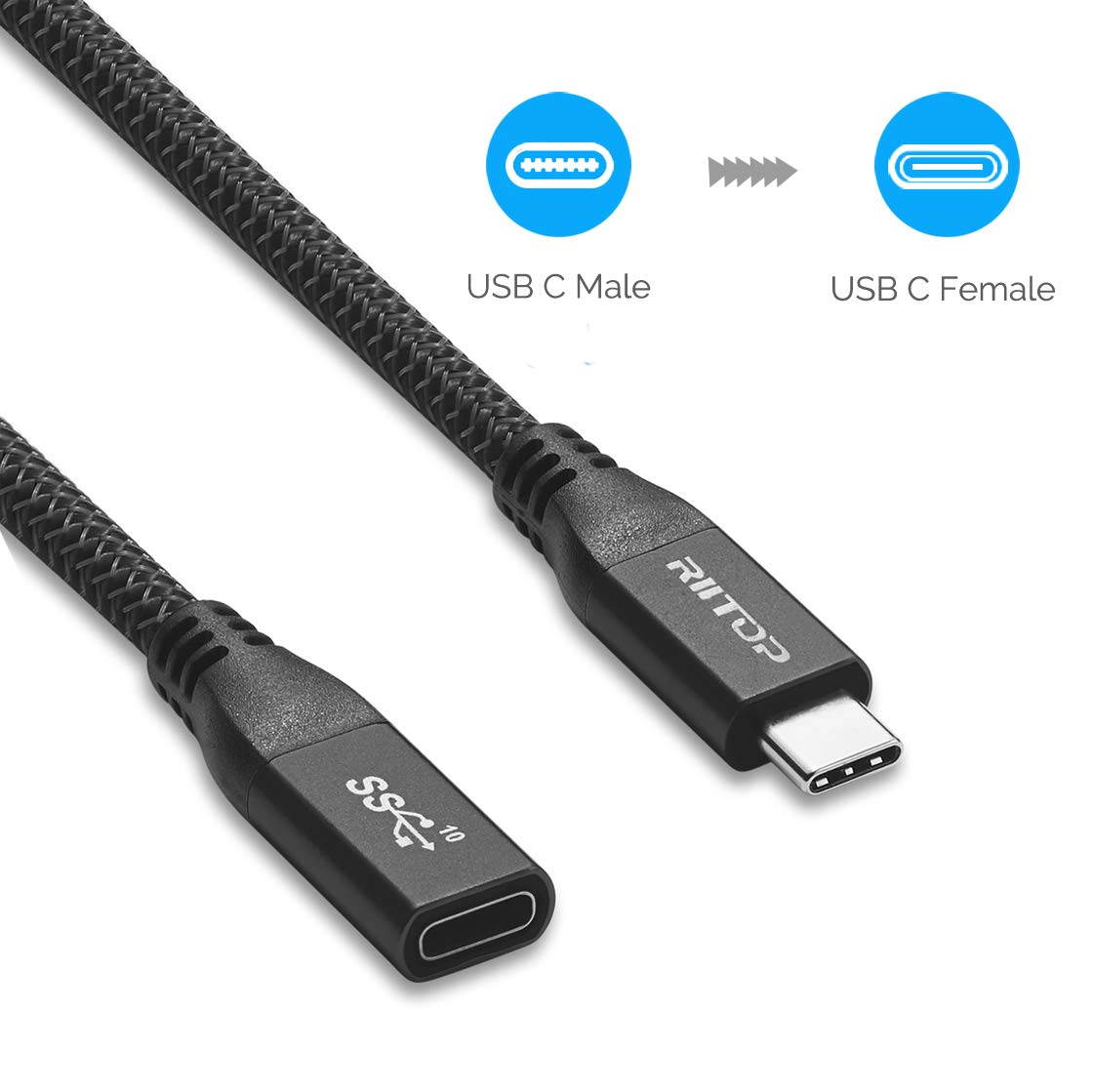 Micro Connectors 8-Inch USB 3.1 Type C to USB 3.0 Type A Female Adapter (E07-174-OTG)