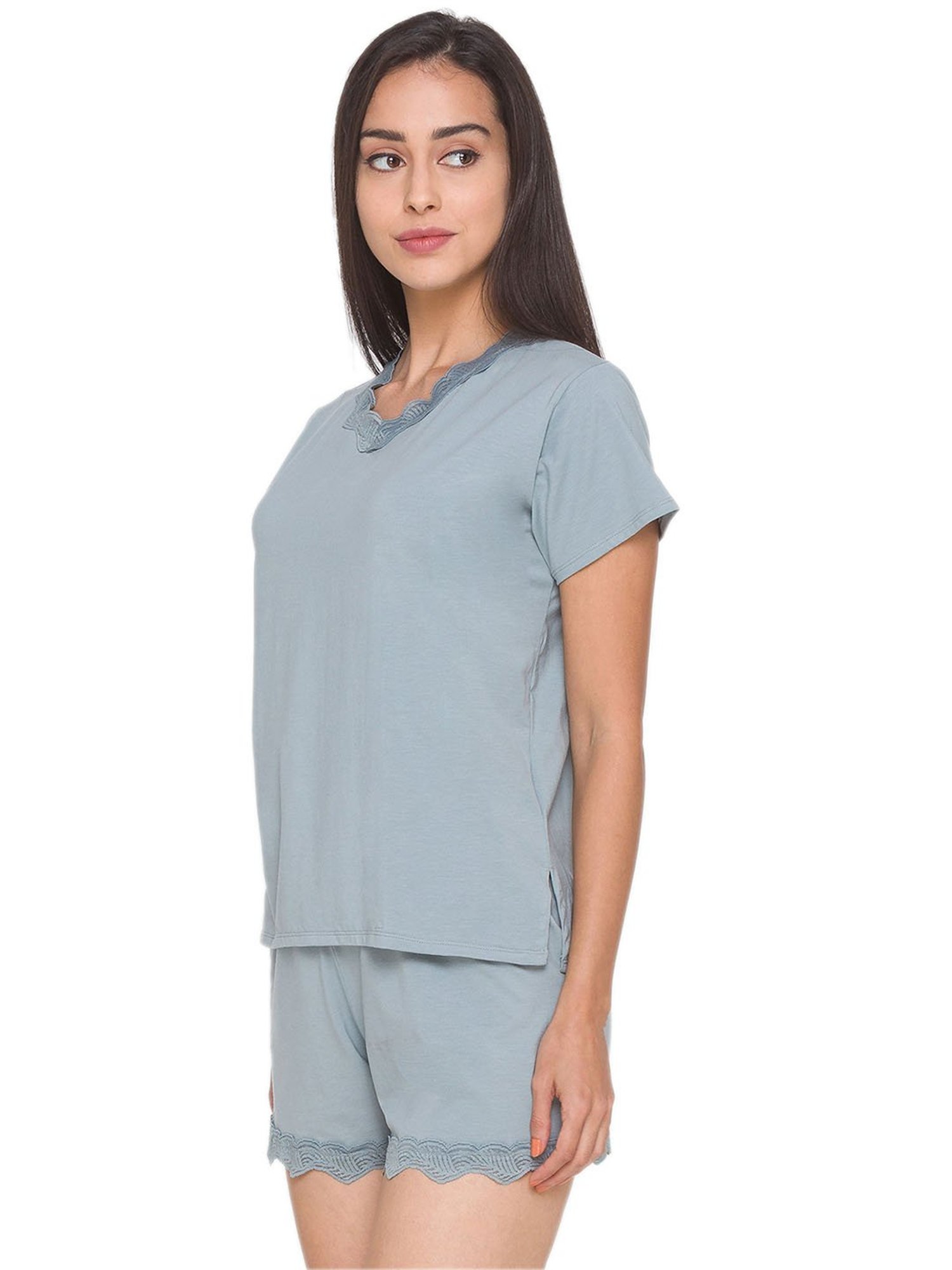 Candyskin Charcoal T-Shirt With Shorts