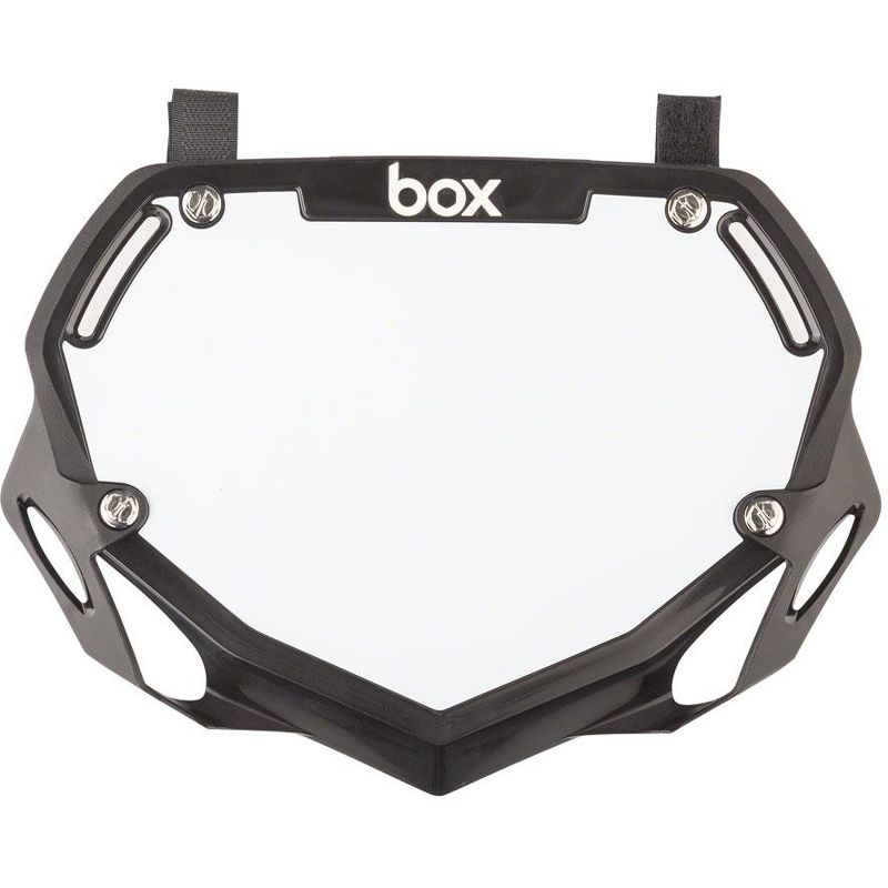 BOX Two BMX Number Plate Black Small