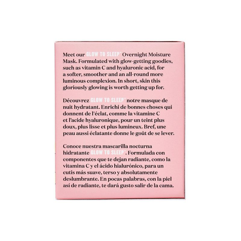 Soap & Glory Glow to Sleep Vitamin C Radiance-Boosting Sleep Mask - 1.69 fl oz