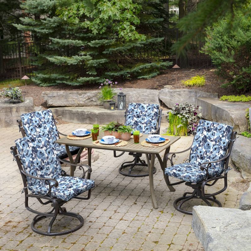 Arden Selections Garden Delight Outdoor High Back Dining Chair Cushion