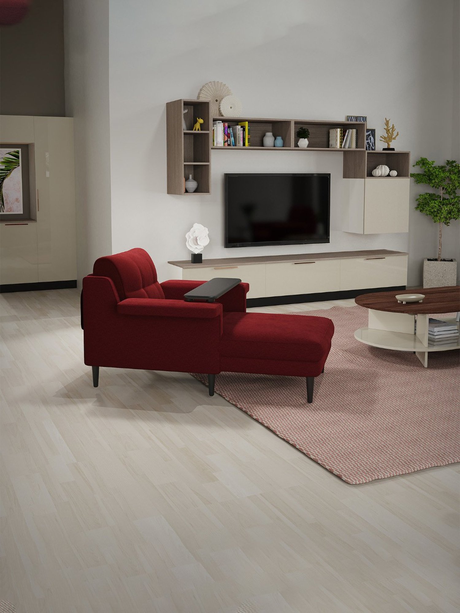 Queen Brady Convertible Sofa with Storage Gray - Serta