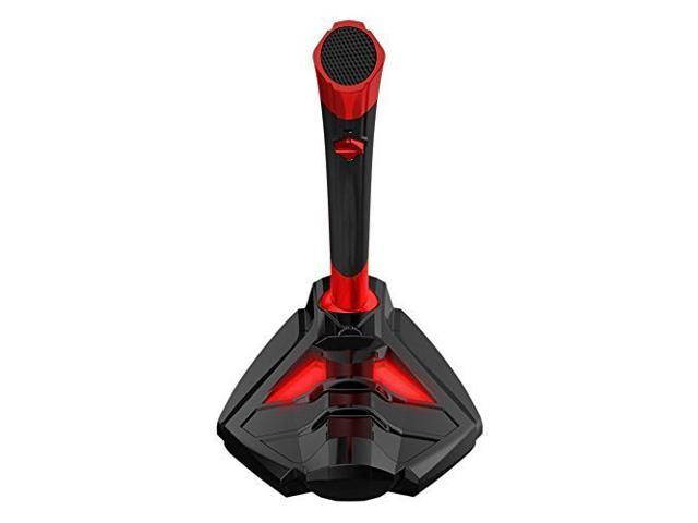 Werleo Voice Desktop USB Microphone for Computer Laptop PC Mac and PS4 High Definition Quality Audio for Recording Gaming Streaming YouTube & Podcast Mic-Red Onyx