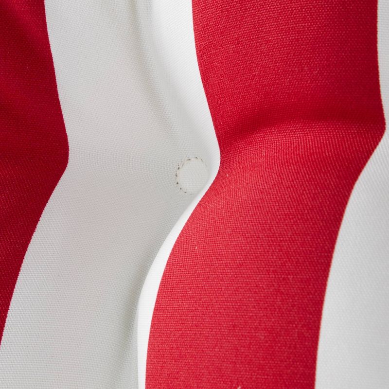 Cabana Stripe Red Outdoor Bench Cushion - Kensington Garden