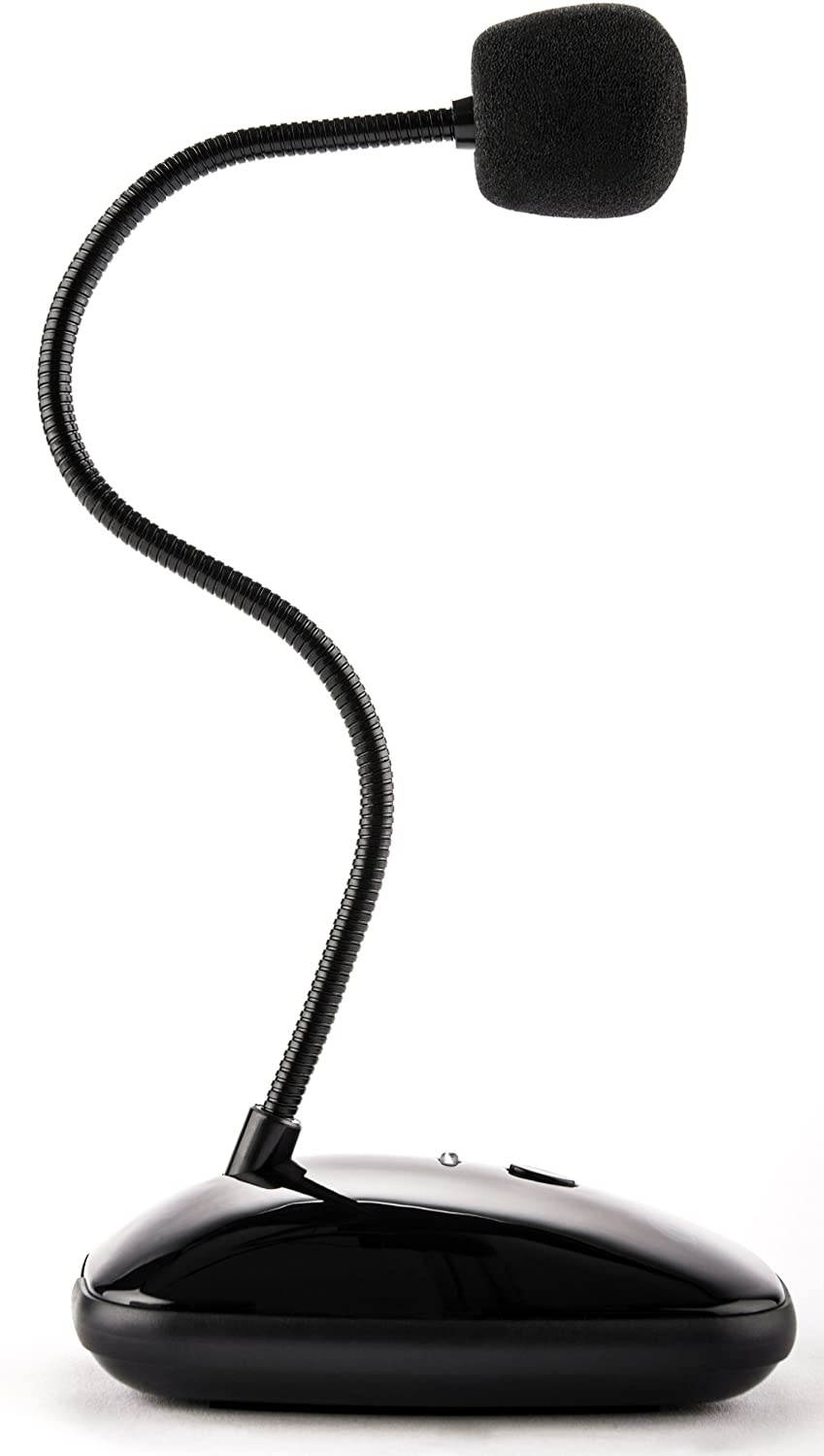 Buddy DesktopMini 7G - Black - USB Desktop Microphone w/ Optional Push-To-Talk Functionality