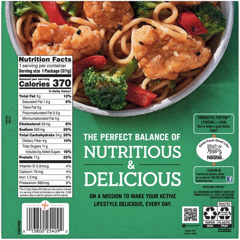 Lean Cuisine Savory Sesame Chicken & Vegetables Bowl - 11oz