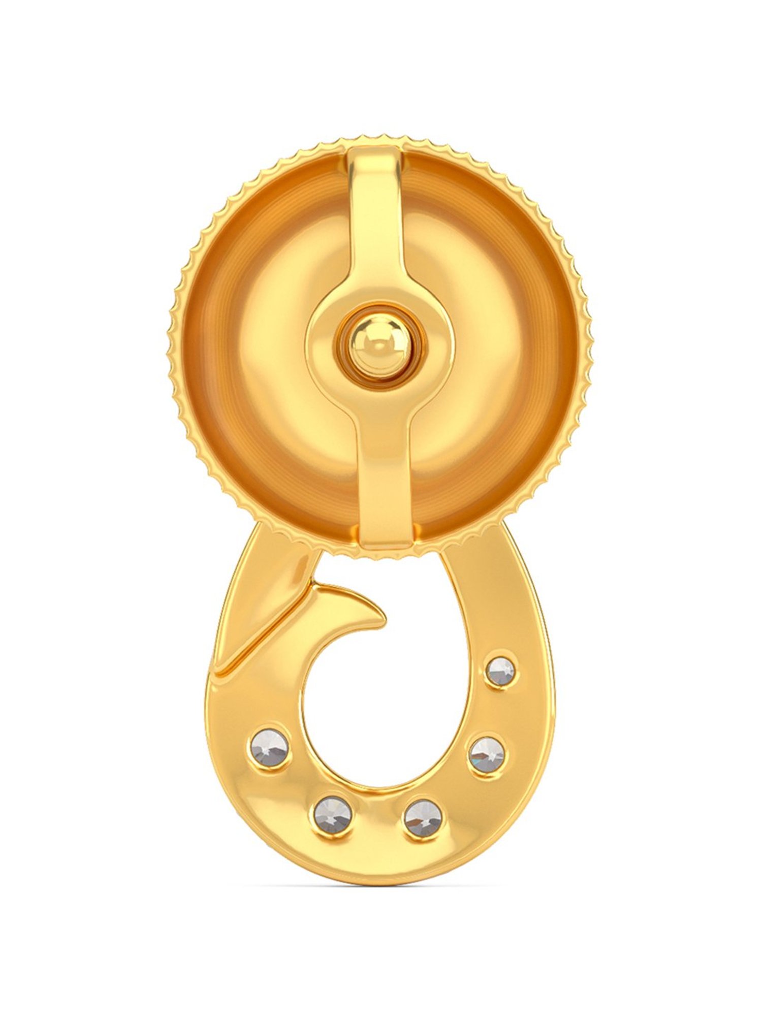 P.C. Chandra Jewellers 18 kt Gold & Diamond Earrings