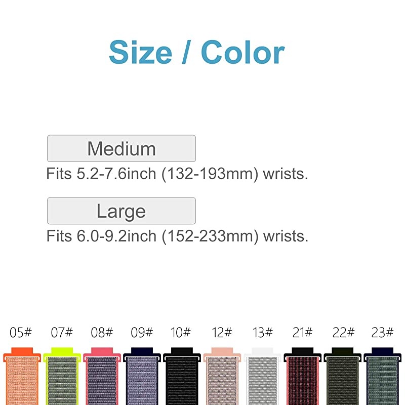 Compatible with Garmin Forerunner 235 Band Replacement Pins and Pin Removal Tool Sport Mesh Strap Also for FR220230620630735XT Accessories Nylon Weave Watchband 07 M5276 in