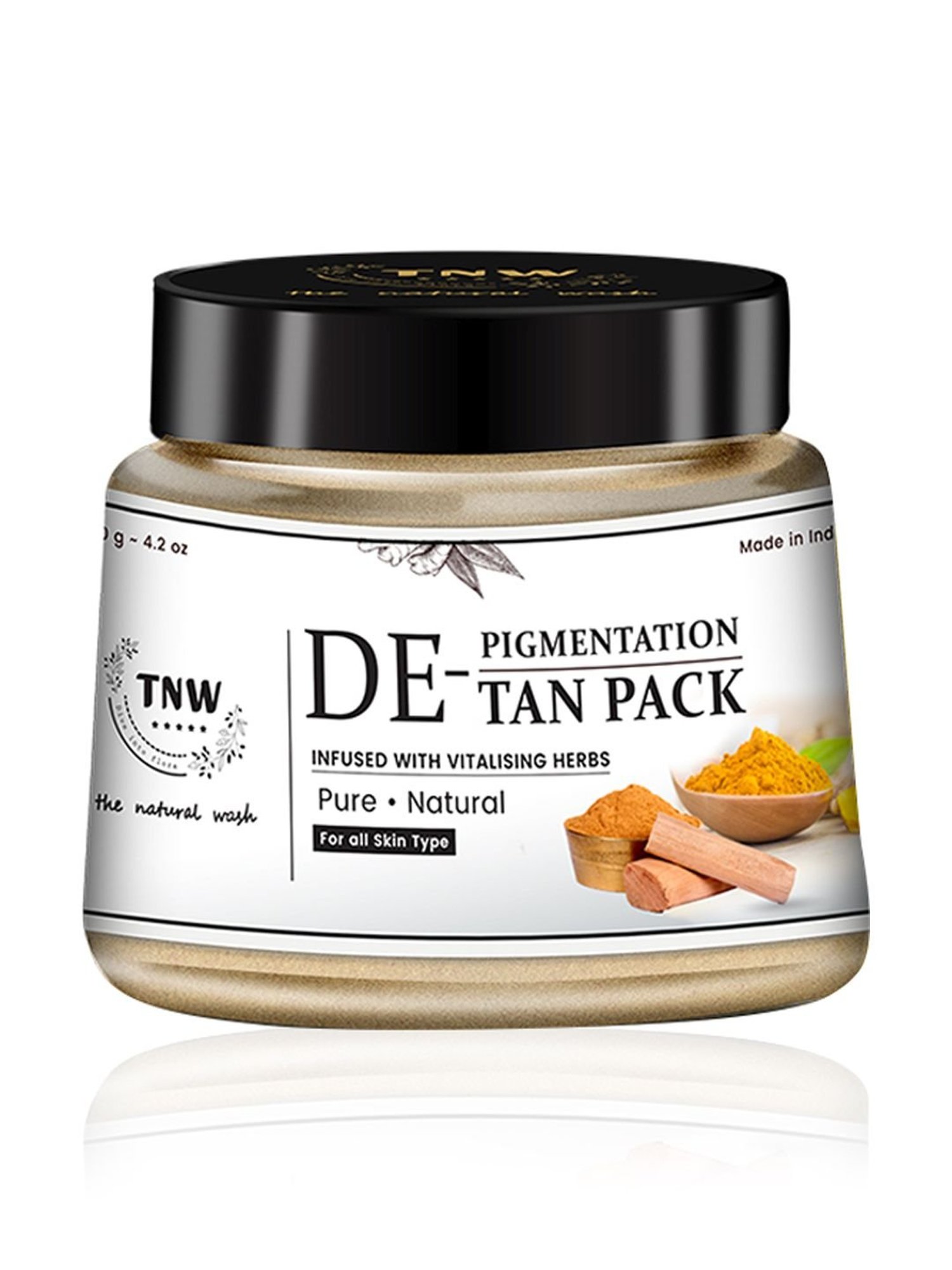 TNW-The Natural Wash Almond Oil & DTAN Pack - 220 gm