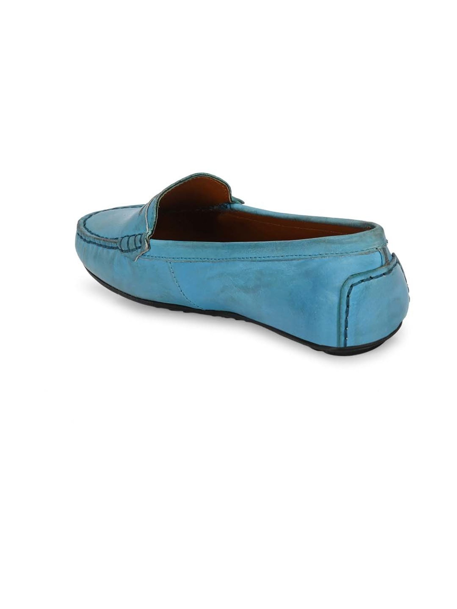 Carlo Romano Women's Sky Blue Casual Loafers