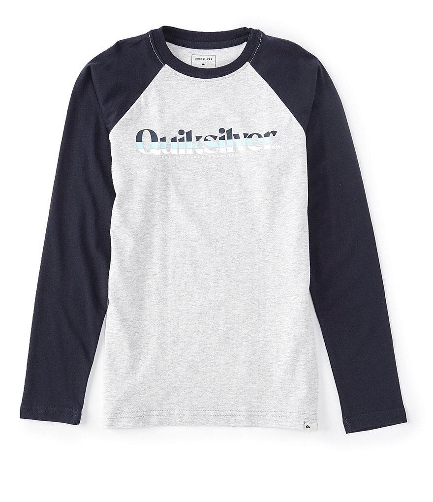 Quiksilver Big Boys 8-20 Primary Colours Raglan-Sleeve Jersey Tee
