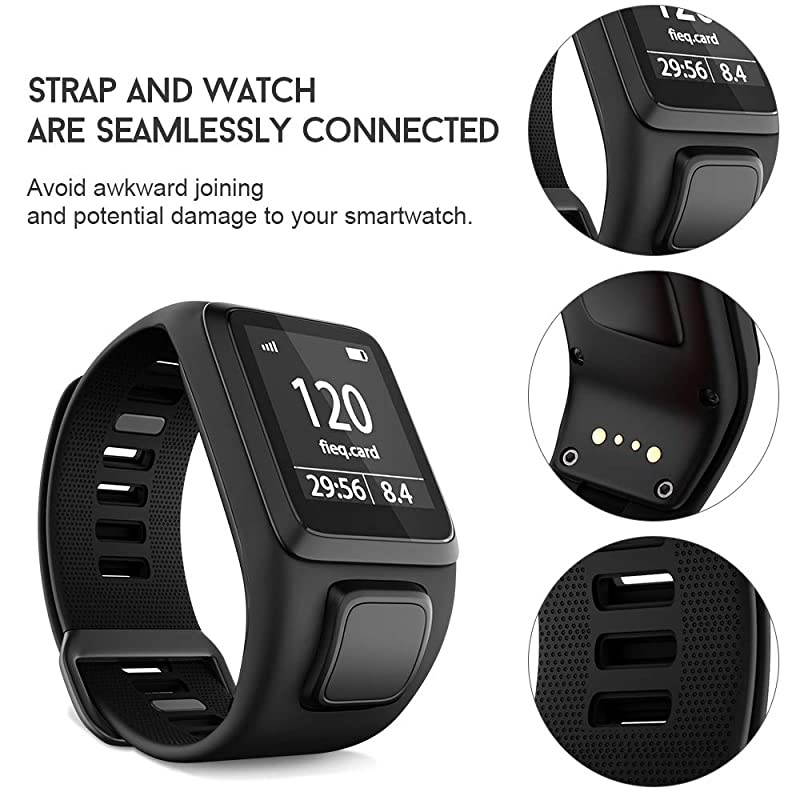 Compatible with Spark 3 Watch Bands Silicone Watch Straps Replacement for Runner 2 3Spark 3 Golfer 2Adventurer Smartwatches Mint