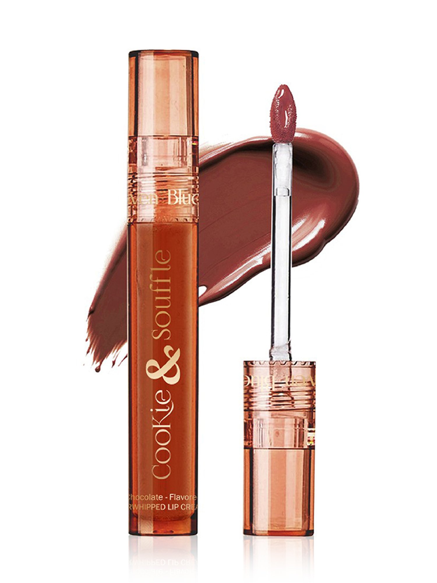 Blue Heaven Cookie & Souffle Chocolate - Flavored Airwhipped Lip Cream Caramel Kiss - 3.2 ml