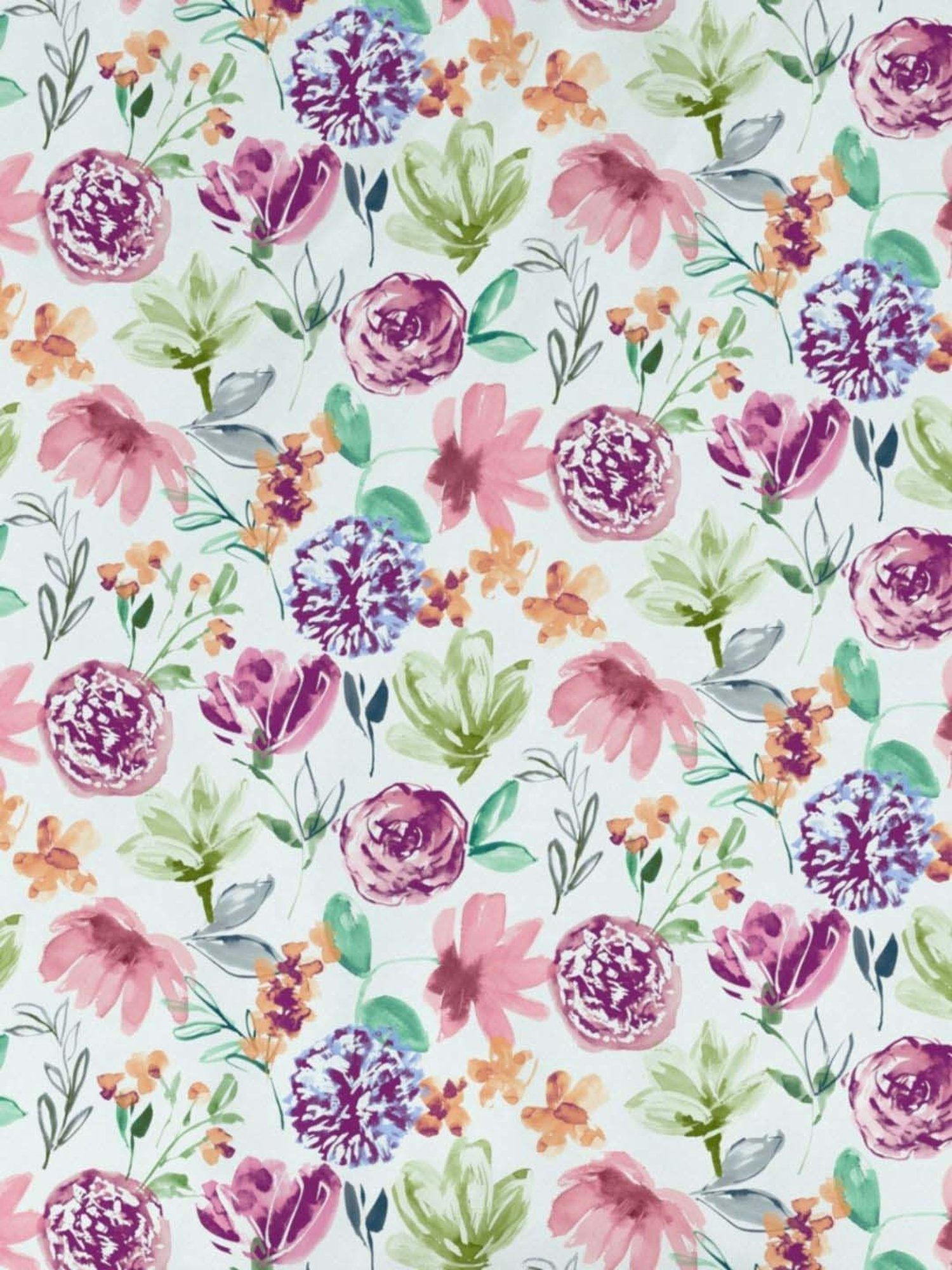 DDecor Summer Blooms Pink Cotton 136 TC Double Bedsheet With 2 Pillow Covers