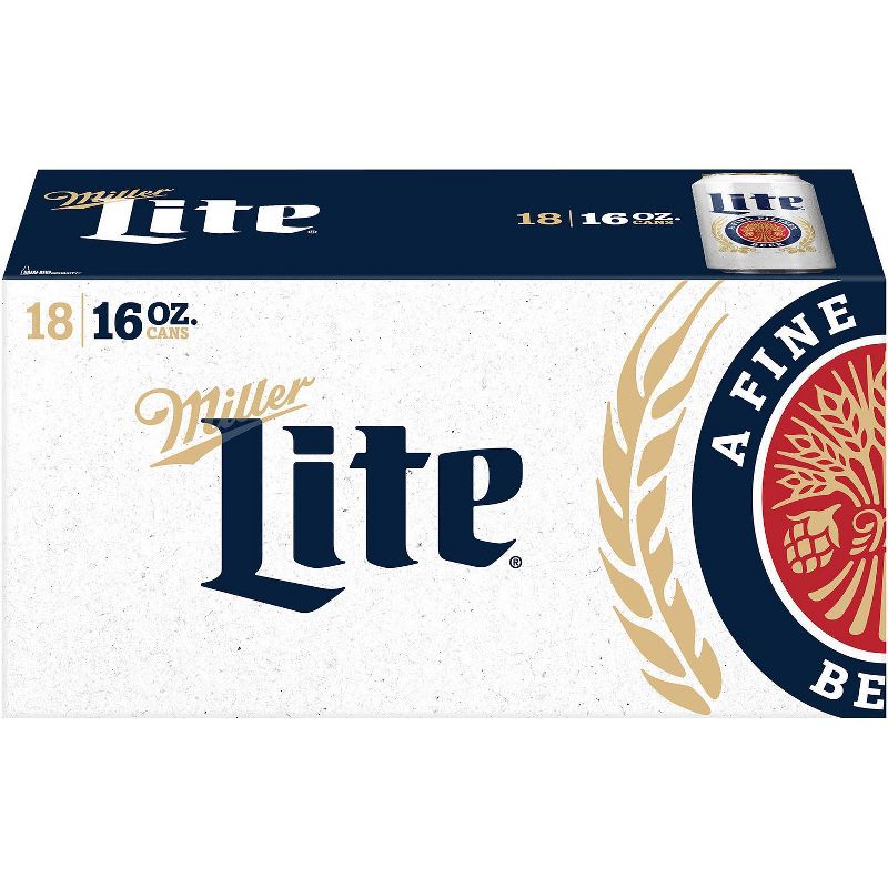 Miller Lite Beer - 18pk/16 fl oz Cans