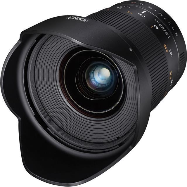 Rokinon 20mm f/1.8 ED AS UMC Wide Angle Lens for Sony E Mount #RK20M-E