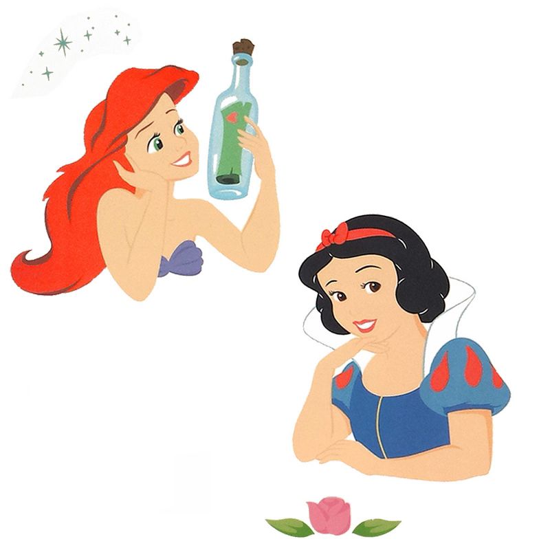 Stickers Posed Princesses Wall Decals - Disney Princess..