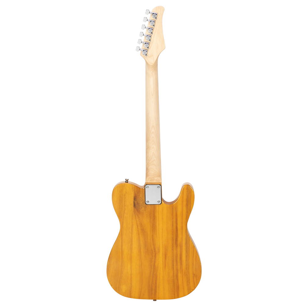 Glarry Yellow Left Hands Maple Fingerboard Electric Guitars w/ Bag & Accessories