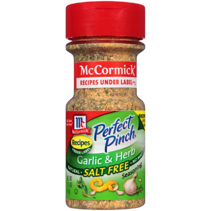 McCormick Perfect Pinch Garlic & Herb Salt Free Seasoning - 2.75oz